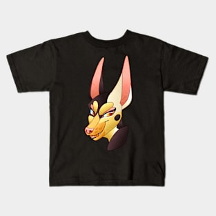 Draco Piebald Doberman Bust Kids T-Shirt